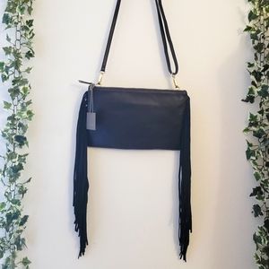 NWT Monserat De Lucca Fringe Sling Bag